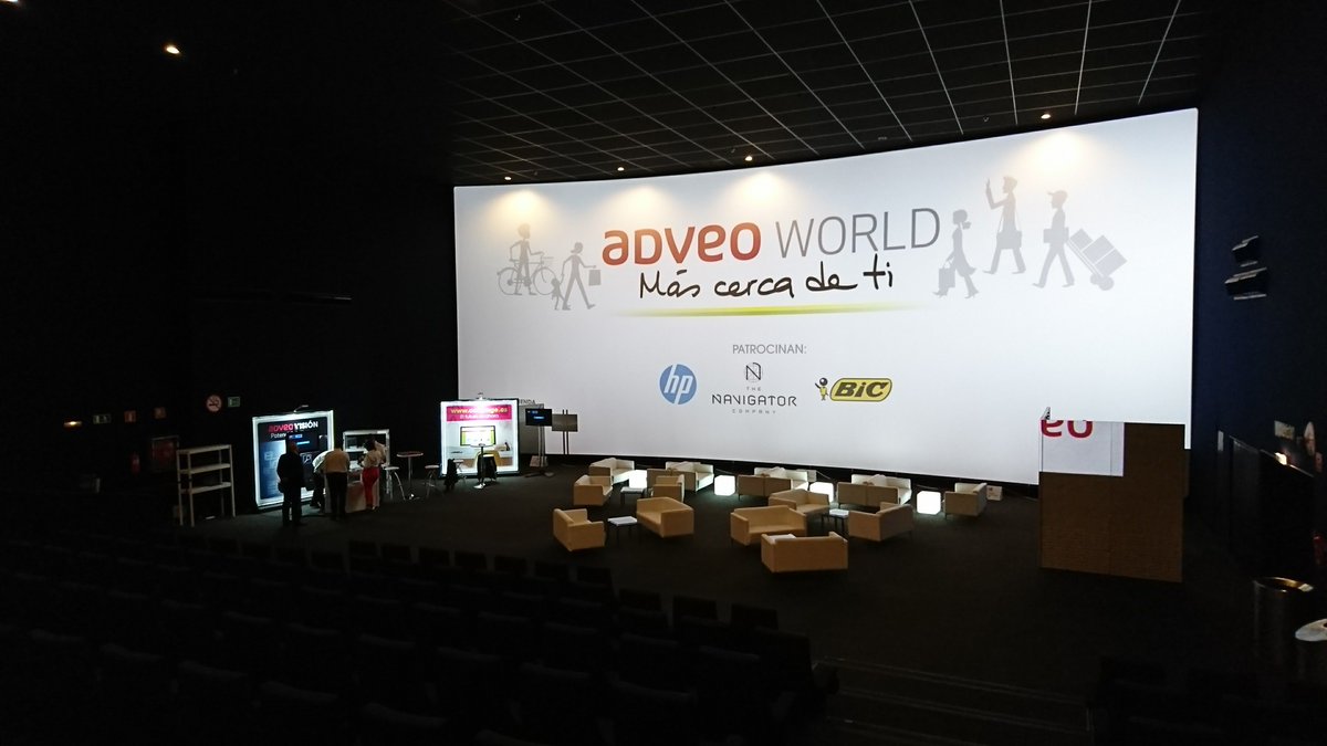 4foreverything's tweet photo. Este noviembre también montamos la muestra de Adveo en Kinépolis. Otro éxito de producción. Mira todos los detalles https://t.co/GdsDu2t8UV https://t.co/idIIb4heZc