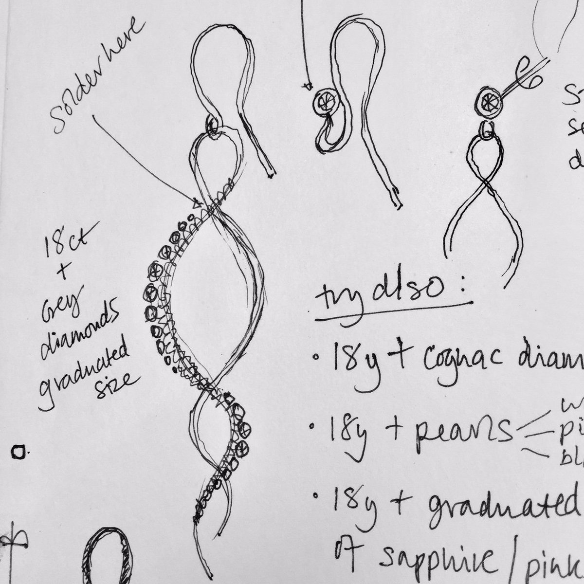 DazeraJewels's tweet photo. Take a peek at #TeriHowes sketchbook and get a feel for her creative process at our show on Saturday: https://t.co/sVUA55ltci https://t.co/aNwOxiMz4F