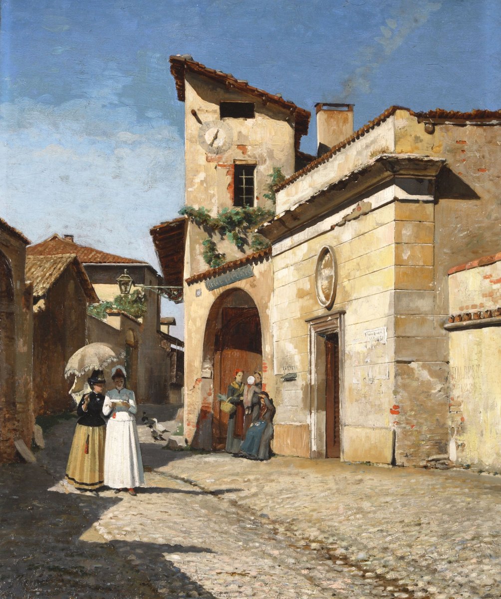 museoAccorsi's tweet photo. uno sguardo su #rivara by Adolfo Dalbesio #mostrapittara #scuoladirivara https://t.co/Tqb2yU003U