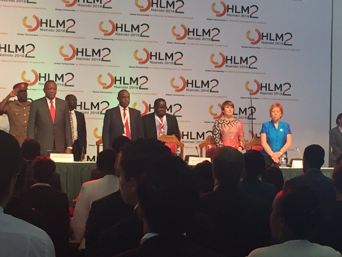 We are getting started! Thanks to all the work of our host #Kenya #GPEDC #HLM2Nairobi