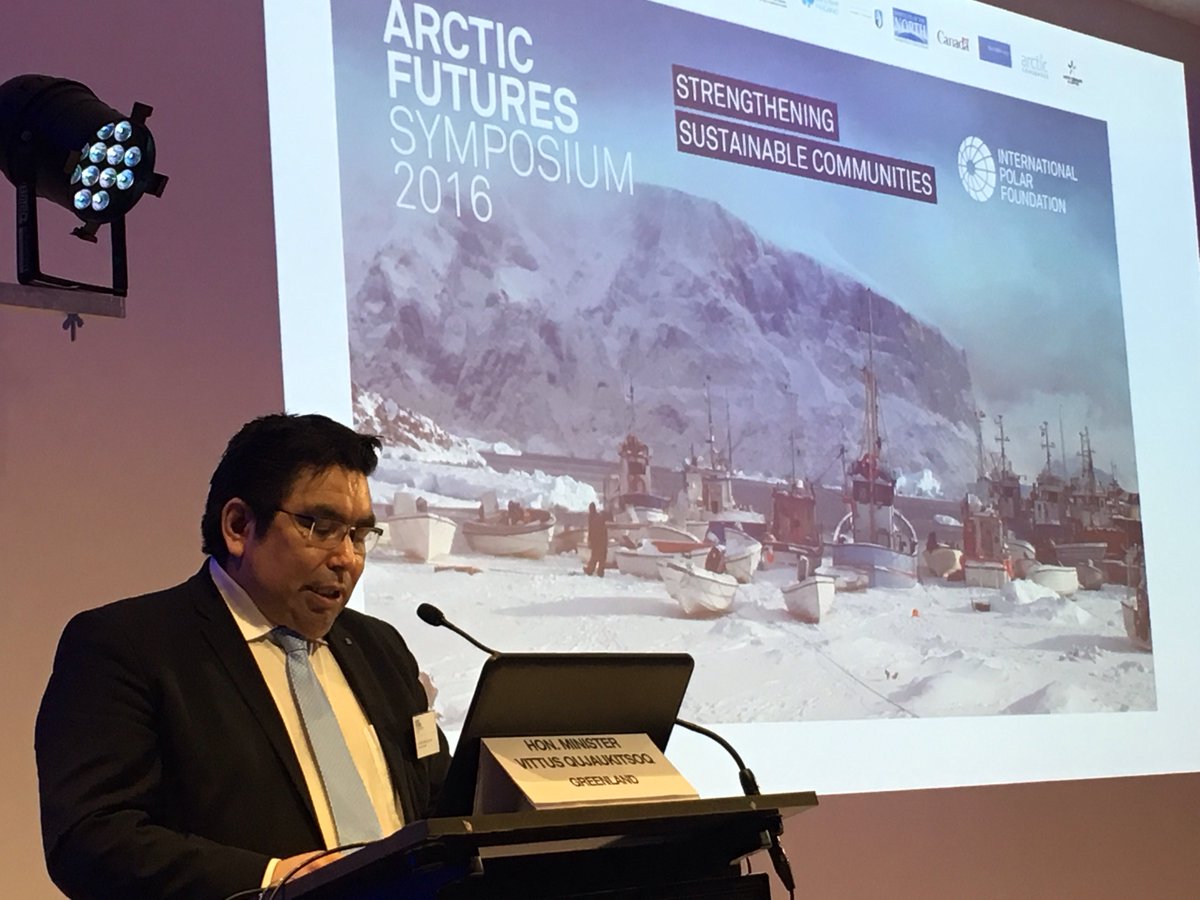GreenlandMFA's tweet photo. "I want to say without any hesitation, that the EU is a force for good - also in our part of the world" Minister Qujaukitsoq @EU_Commission https://t.co/VL7BNJyvmS