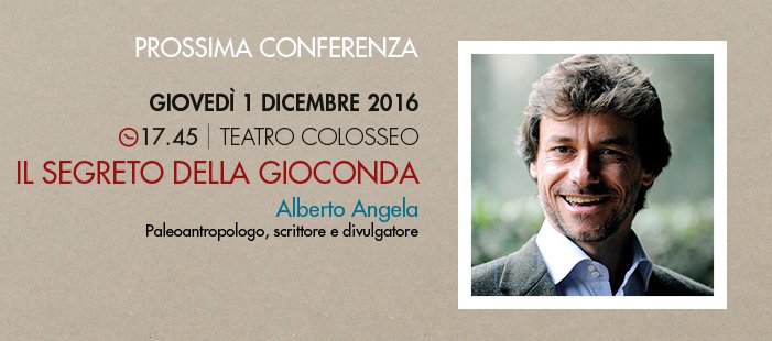 unito's tweet photo. Il 1° dicembre alle 17.45 terzo appuntamento con @GiovediScienza. Protagonista Alberto Angela: https://t.co/GdrqJI3GMv #GS31 https://t.co/IrEQY0CBqg