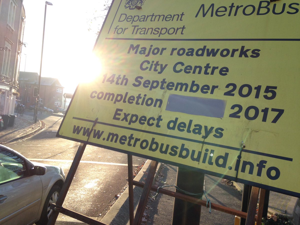 beardedjourno's tweet photo. Looks like MetroBus works no longer have an end date: https://t.co/2nhtd3WfbZ