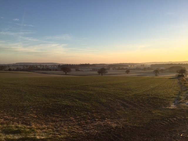 Very beautiful morning today #Frost #LastDayofAutumn