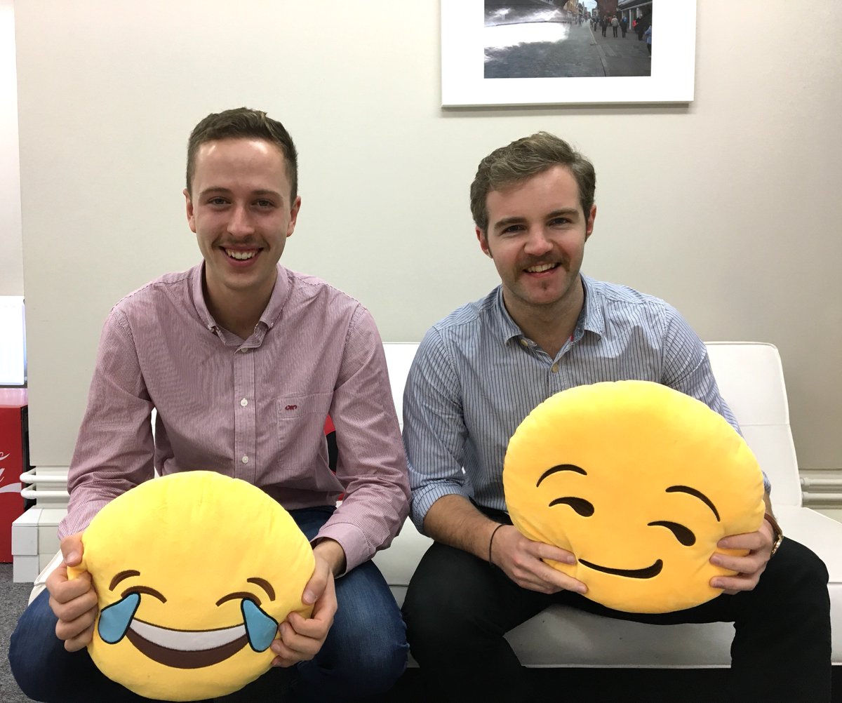 ClickyMedia's tweet photo. There's still time to support @DanClicky &amp; @ewan_clicky's #movember efforts before their 'tache's disappear! https://t.co/laFEEGxDhh https://t.co/ZM7FgEUS9B