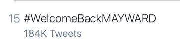 KATHNIELAMBER's tweet photo. POWER VOTE MGA MAYWARDS🎉🎉💕☺️
#WelcomeBackMAYWARD https://t.co/GoYQD45sJd