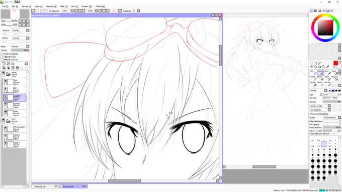 Looks like I can use dual view on SAI now because of how big my monitor is (1920x1080). Good stuff right here! 