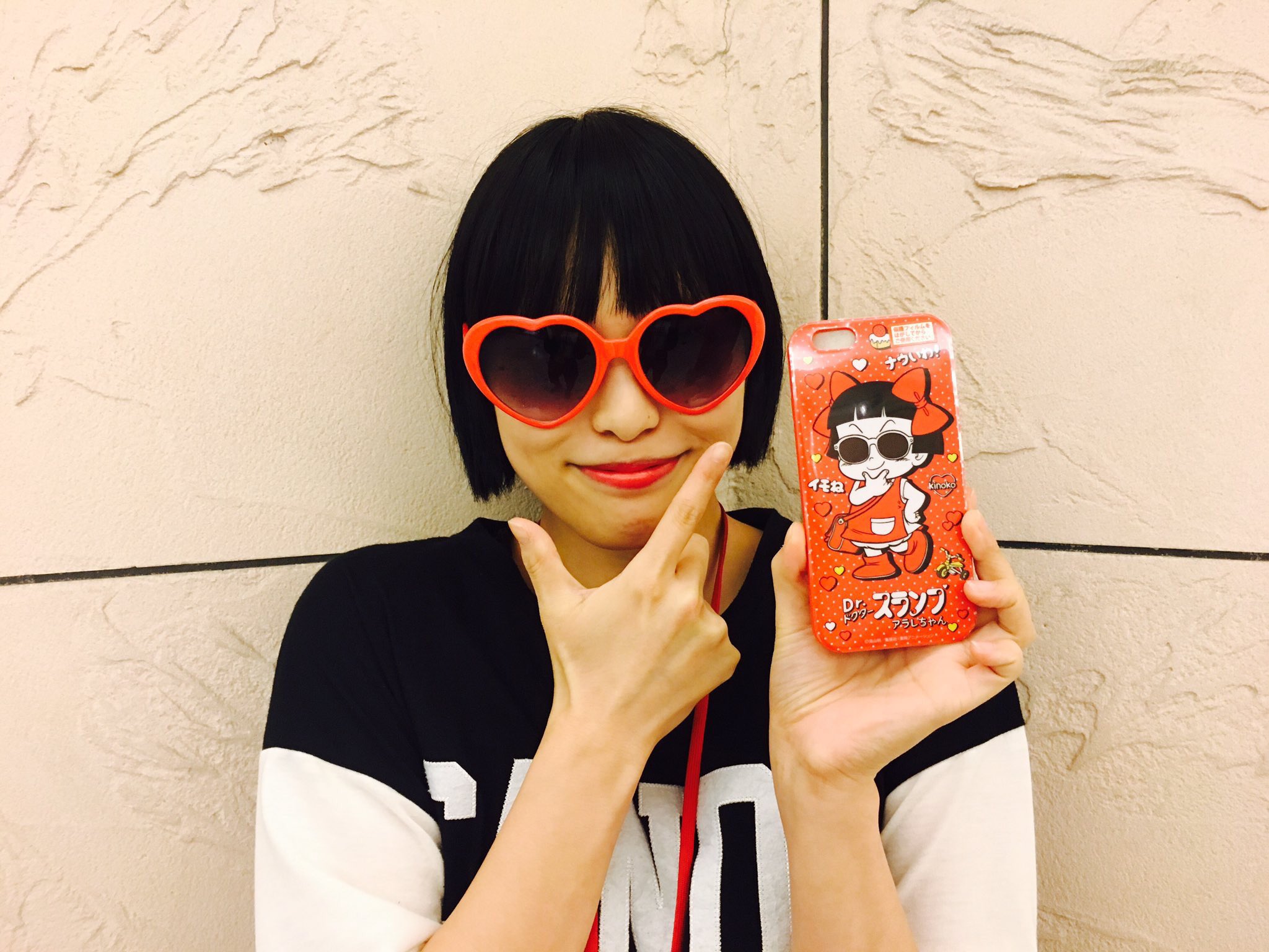 Dr.スランプアラレちゃん きのこちゃんスマホケース - メルカリ