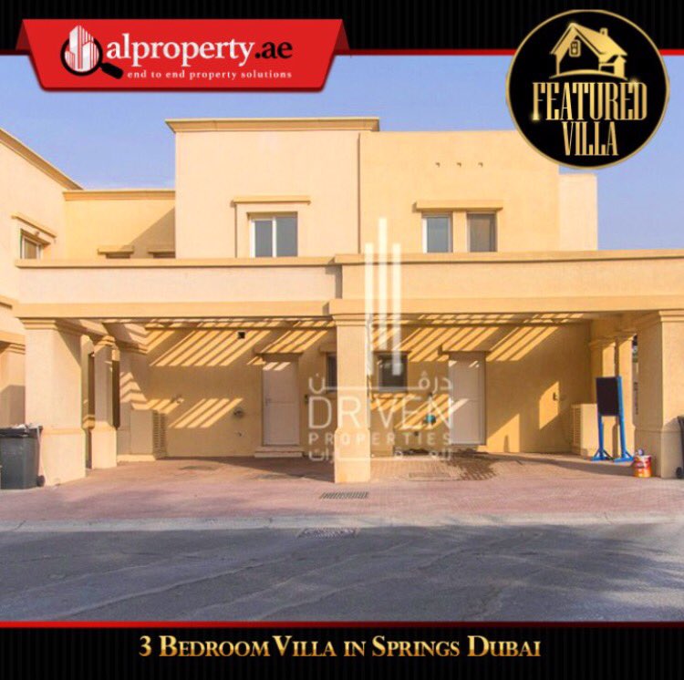 alpropertyae's tweet photo. This beautiful Villa in Springs #Dubai will invoke a feeling in you of living in luxury and glamour #FeaturedVilla #Home #Luxury #Property https://t.co/GId8T4m8Gt