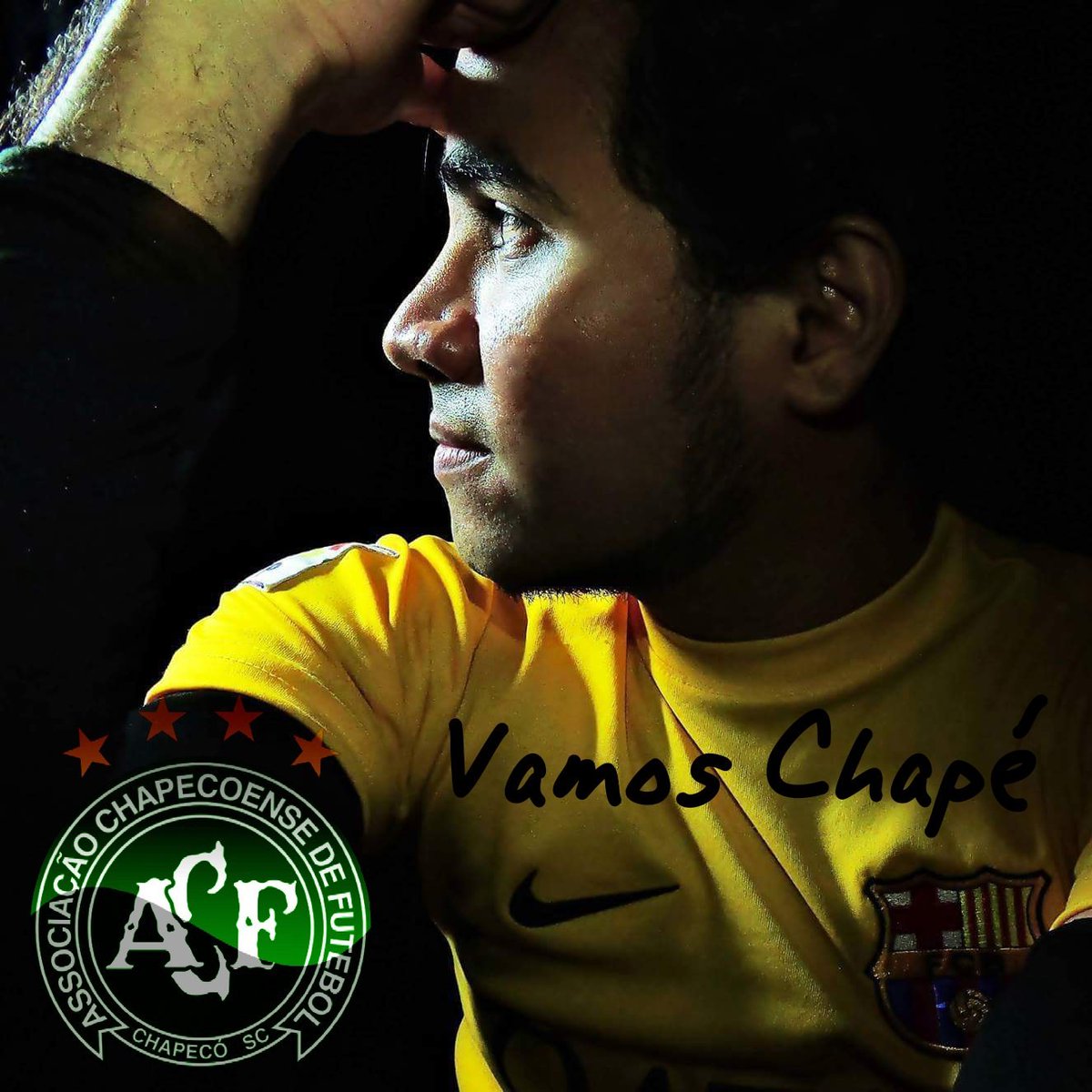 JairoCornavaca's tweet photo. Fuerza #Chapecoense  #Chape mis condolencias desde #Nicaragua @ChapecoenseReal Campeón de la copa  #Sudamericana https://t.co/vzMxjQZZNu