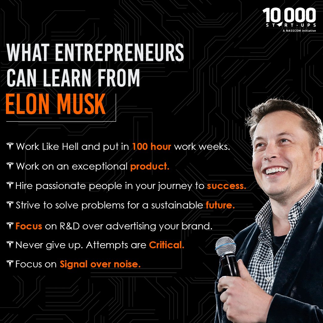 Want to be the next Elon Musk? Have a look to find out if your work ethic  matches up to his. #Startups #Entrepreneurs