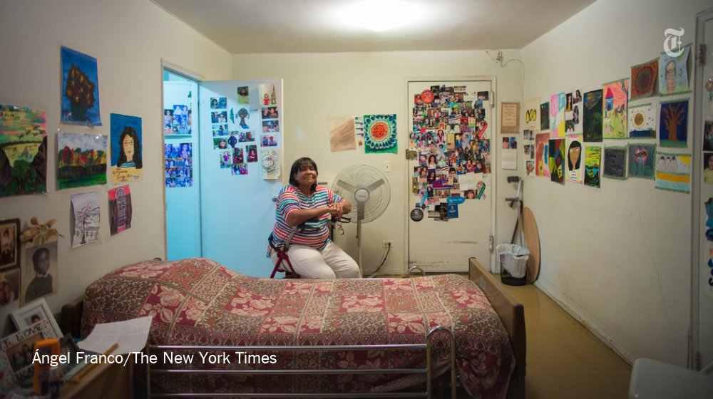nytimes's tweet photo. “I’m fighting the cancer because it’s fighting me" https://t.co/D8L9YK0oli [Corrected photo credit] https://t.co/WphSOB72mJ