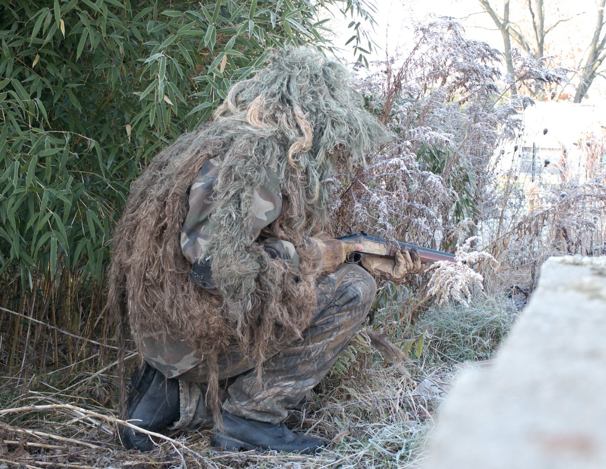 killchair's tweet photo. Ghillie Suit https://t.co/2ZvFNsHxLb #hunting #camouflage #diy #homesteading https://t.co/BL0skRSuUO