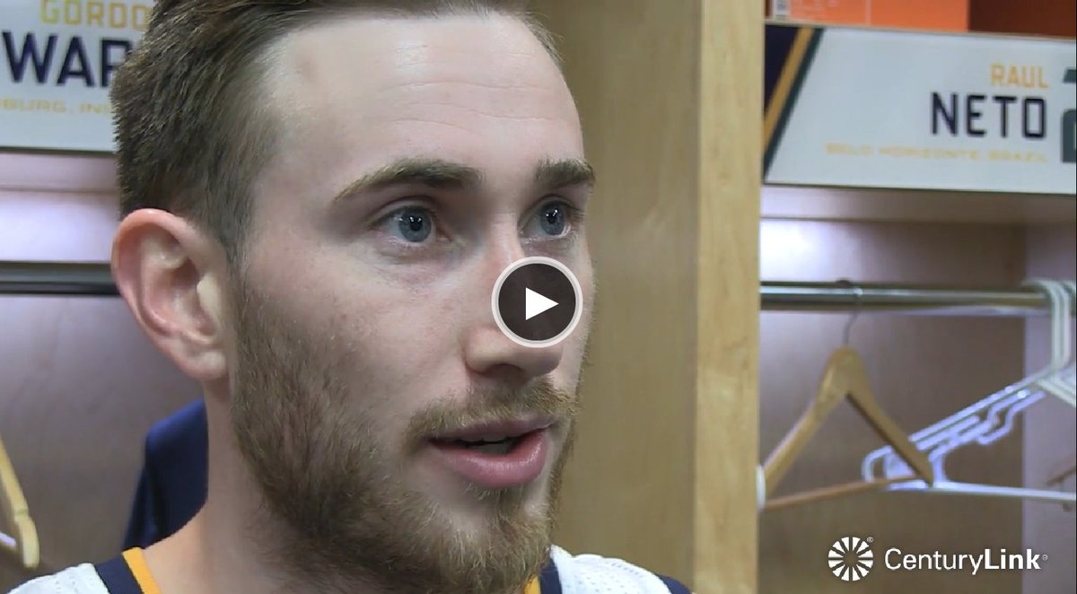 Gordon Hayward Postgame Interview 📽 Video: on.nba.com/2fKa8J0 #HOUatUTA https://t.co/QdETsL3BlA