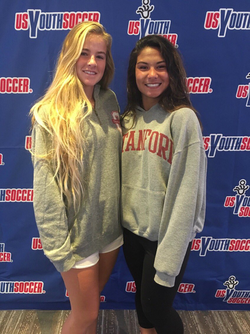 CESA2004's tweet photo. CESA ECNL's Lauren O'Hearn (99's) and Miya Poplin (02's) at the ODP Interregional Event in Boca after representing Region 3. Congrats https://t.co/MzMujDL1Le