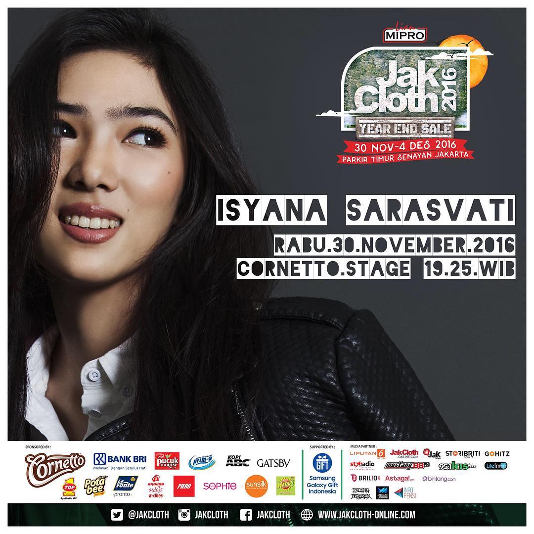 Jakcloth__Store's tweet photo. Isyana, Rabu 30 Nov 2016, #cornettostage #cornettooreo , ada yg seru nanti guys! https://t.co/OR6GObkxsV