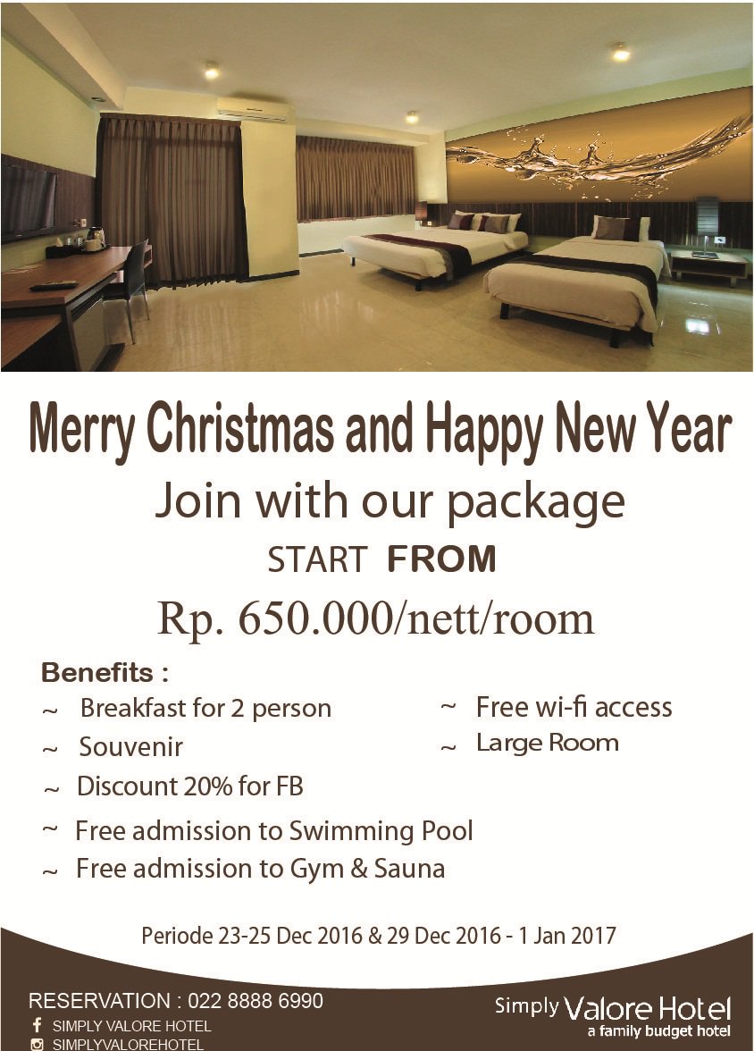 simply_valore's tweet photo. HAPPY NEW YEAR 2017! For welcoming a great new year we prepared "Atarashī toshi! Promo"! Only at Simply Valore Hotel https://t.co/gGvMz313We