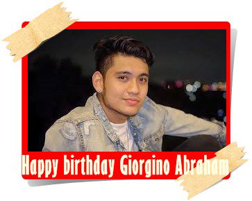 Sitahsita's tweet photo. @Giorgino_Arka HBD Giorgino Abraham smga sukses selalu,pnjang umur nya,sehat sllu,mkin ganteng aja,mkin syg sma pcr nya dn smga AC sukses https://t.co/ye5FtWPMqN