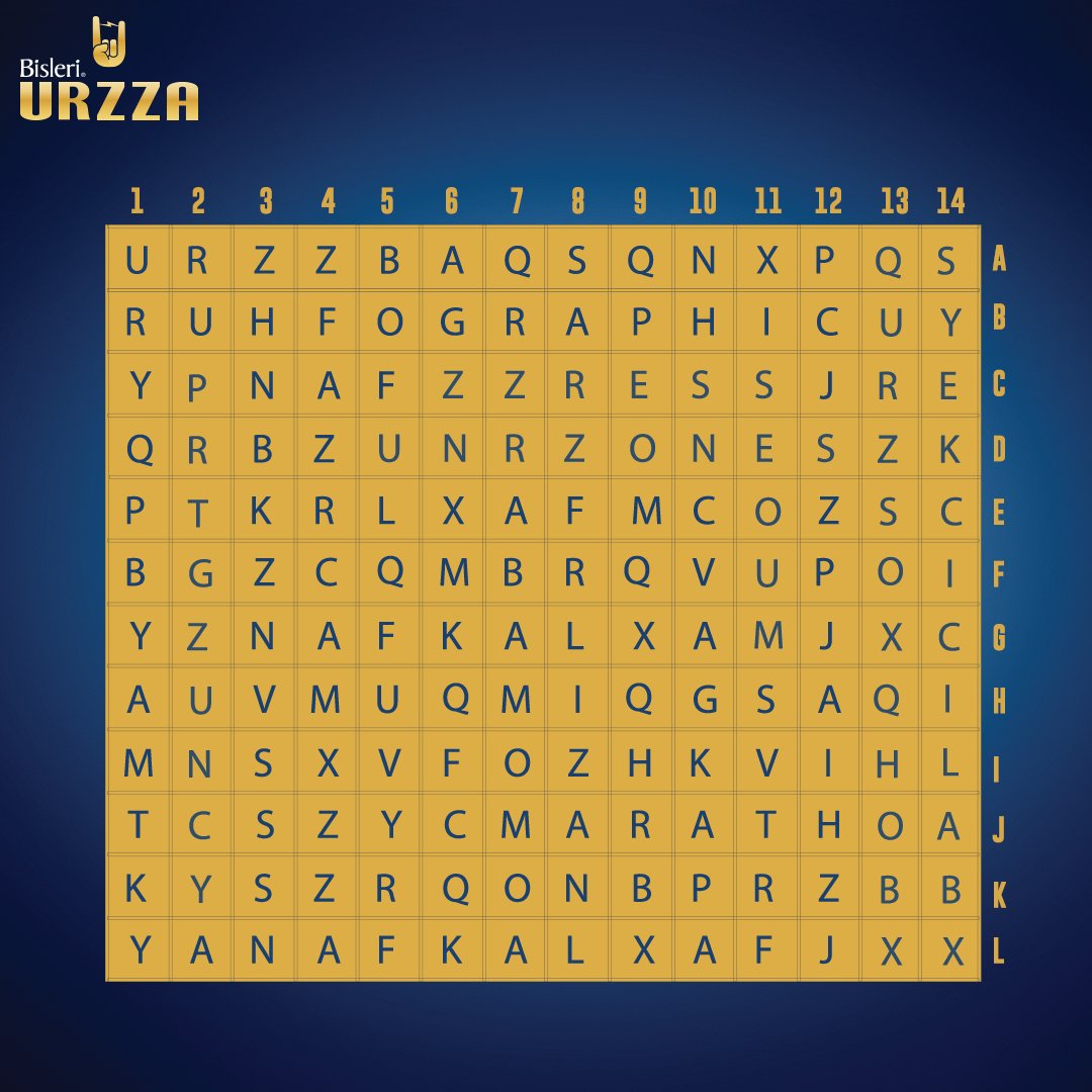 UrzzaPower's tweet photo. Think you're smart? Tell us if you can find Urzza in this word puzzle! https://t.co/PKwVS3203L