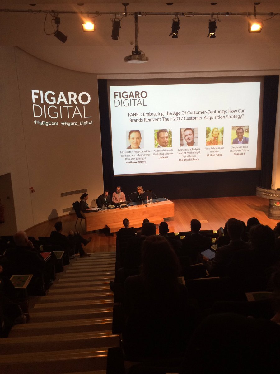 Figaro Digital Conference kicking off with a panel on Embracing The Age Of Customer-Centricity <a href="/figaro_digital/">Figaro Digital</a> <a href="/merciecaltd/">Mercieca</a> #FigDigConf