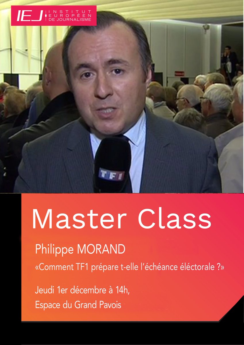 MS_Marseille's tweet photo. Jeudi la #TeamIEJ reçoit Philippe Morand, chef de service adjoint du service politique de TF1 au Grand Pavois. https://t.co/CHWA1pbWpt