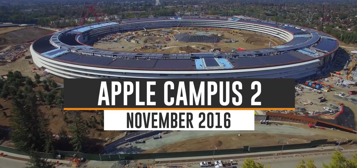 SimpleFunGames's tweet image. New Apple spaceship flyover, where #AppleTV 4K will be completed next year. youtube.com/watch?v=cNgTDl… #Apple