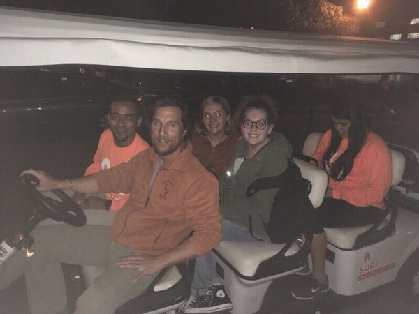 FashListings's tweet image. #interesting Matthew McConaughey Surprising UT Students With Free Rides Around Campus [via reddit.com]