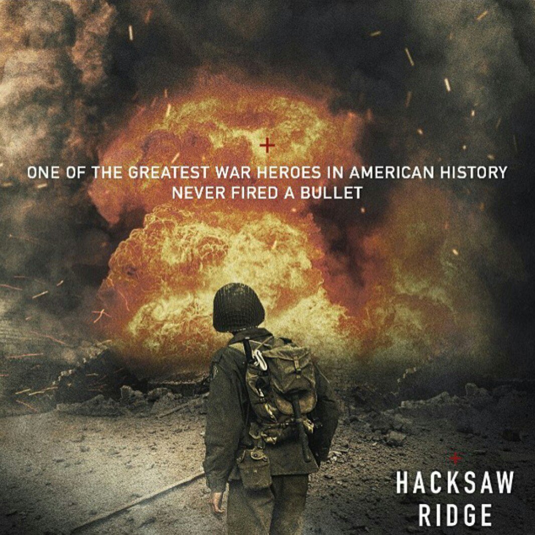 RV832's tweet photo. One of the best movies I've seen in a while! #HacksawRidge #HelpMeGetOneMore https://t.co/KScSYIPVxr