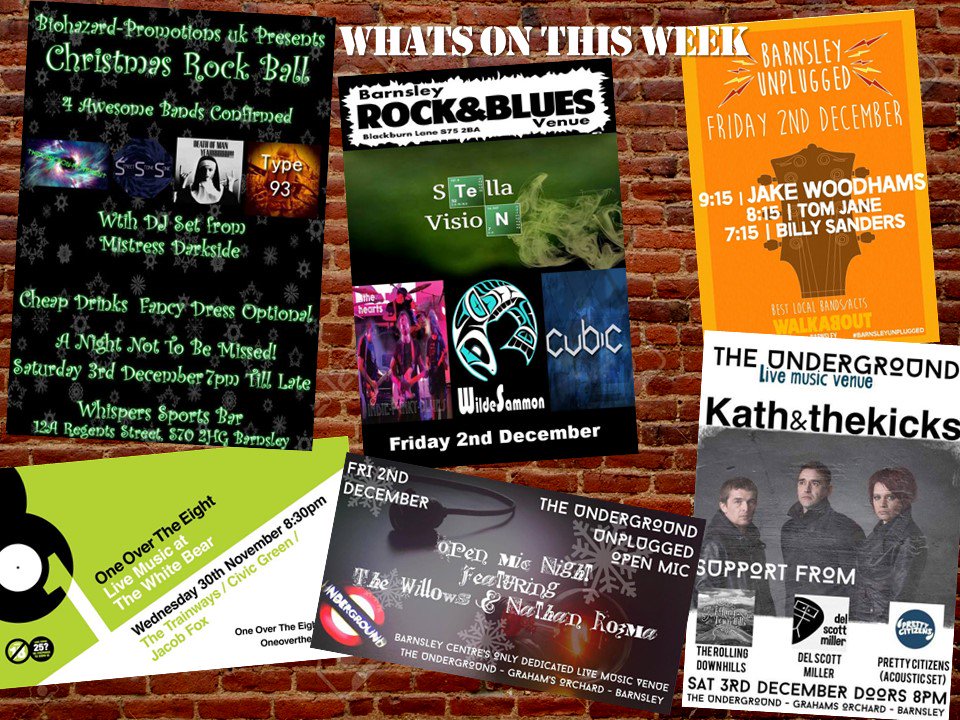 LIVEinBarnsley (@liveinbarnsley) on Twitter photo WHATS ON IN BARNSLEY
<a href="/kathnthekicks/">Kath & The Kicks</a> <a href="/Stellavision/">BigDav</a> <a href="/thetrainways/">The Trainways</a> @nathanjkozma <a href="/PrettyCitizens/">Pretty Citizens</a> <a href="/civic_green/">Civic Green</a> @jakewoodhams1 <a href="/DelScottMiller/">Del Scott Miller</a> WHATS ON IN BARNSLEY
<a href="/kathnthekicks/">Kath & The Kicks</a> <a href="/Stellavision/">BigDav</a> <a href="/thetrainways/">The Trainways</a> @nathanjkozma <a href="/PrettyCitizens/">Pretty Citizens</a> <a href="/civic_green/">Civic Green</a> @jakewoodhams1 <a href="/DelScottMiller/">Del Scott Miller</a>