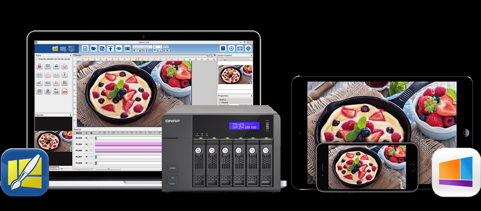 IndiaQnap's tweet photo. Learn to create #multimedia #Ads and share with the world with #QNAP app #SignageStation 
https://t.co/eFMkQERlo4
#digital #Marketing #NAS https://t.co/cyZf0UmAXN