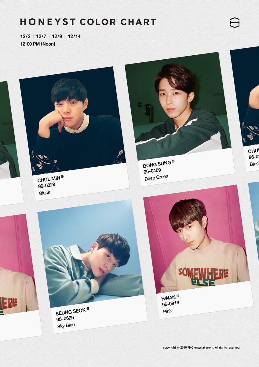 gawonieIle's tweet photo. #HONEYST COLOR CHART TEASER POSTER OPEN!
12월 2일/ 7일/ 9일/ 14일 정오!
4인 4색 허니스트의 매력이 담긴 #허니스트 컬러차트가 오픈됩니다! 많은 기대 부탁드립니다! :) #컬러차트 #COLOR_CHART https://t.co/MeS29WArtX