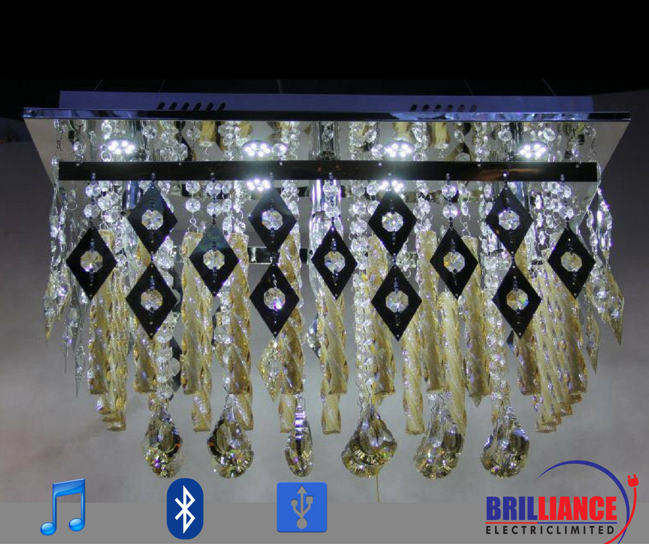 NEW STOCKS IN -Introducing 2016 hot selling blue tooth intelligent musical chandeliers with USB port #LightingFixtures