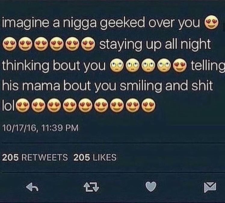 TheRealAVOUN's tweet photo. Don't be a hoe and you'll get this ๐๐ฝ๐ฏ#wifeymaterial #thisbeme https://t.co/mxgmtuO8oY