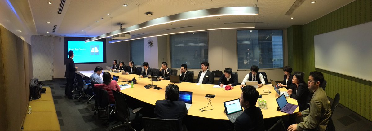 agstach's tweet photo. Crazy #CAD Week going on in Japan! AJ presenting #AzureFunctions to #ACE, Azure Council Experts, #AzurePartners https://t.co/vQAfLHveda