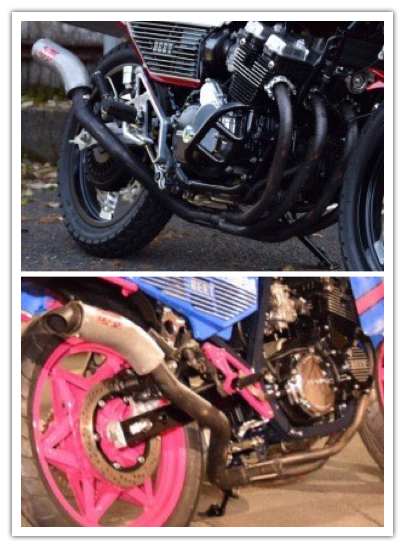 cbx400f ジェイスペシャル 響管 cbx400f ジェイスペシャル 黒鉄響管 J