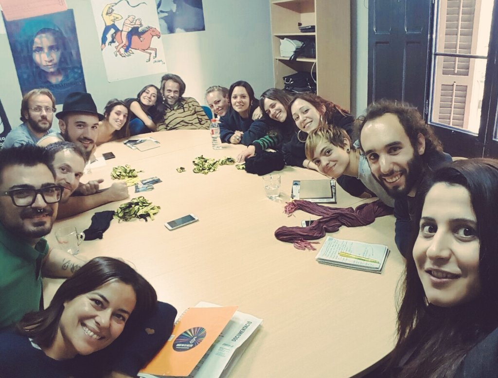 AmnistiaCAT's tweet photo. Thanks @nareen_shammo to meet with our face-to-face team in #Barcelona: your words were very inspiring! https://t.co/oZwi3SzTgr