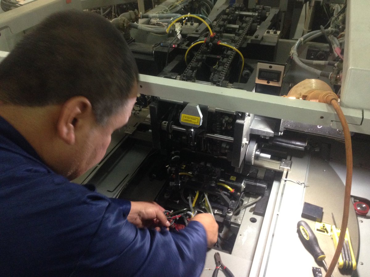 SMTES's tweet photo. SMTES is troubleshooting a VCD equipment (axial machine) at MCA https://t.co/0eLxvPk1Gd