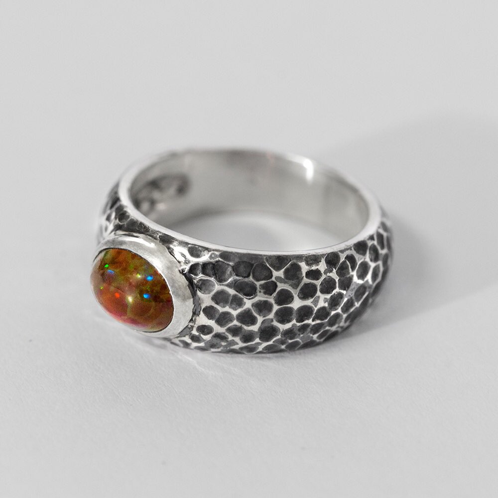 cobalitreasure's tweet photo. Opal Sterling Silver Ring "Ivo" - 100$ – https://t.co/lZD3Vh7k5i #handmade #jewelry #opal #rustic #ring #gemstone #silverrings https://t.co/dh128vP3TY