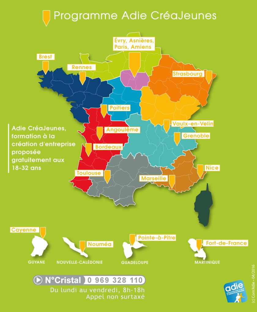 Adieorg's tweet photo. Plus de 1000 personnes ont suivi #AdieCréaJeunes en 2015 ! #formation #entreprise #18-32 ans, rejoignez-nous ! https://t.co/Hj7JRaIyxt https://t.co/z2GcO0LQ7P