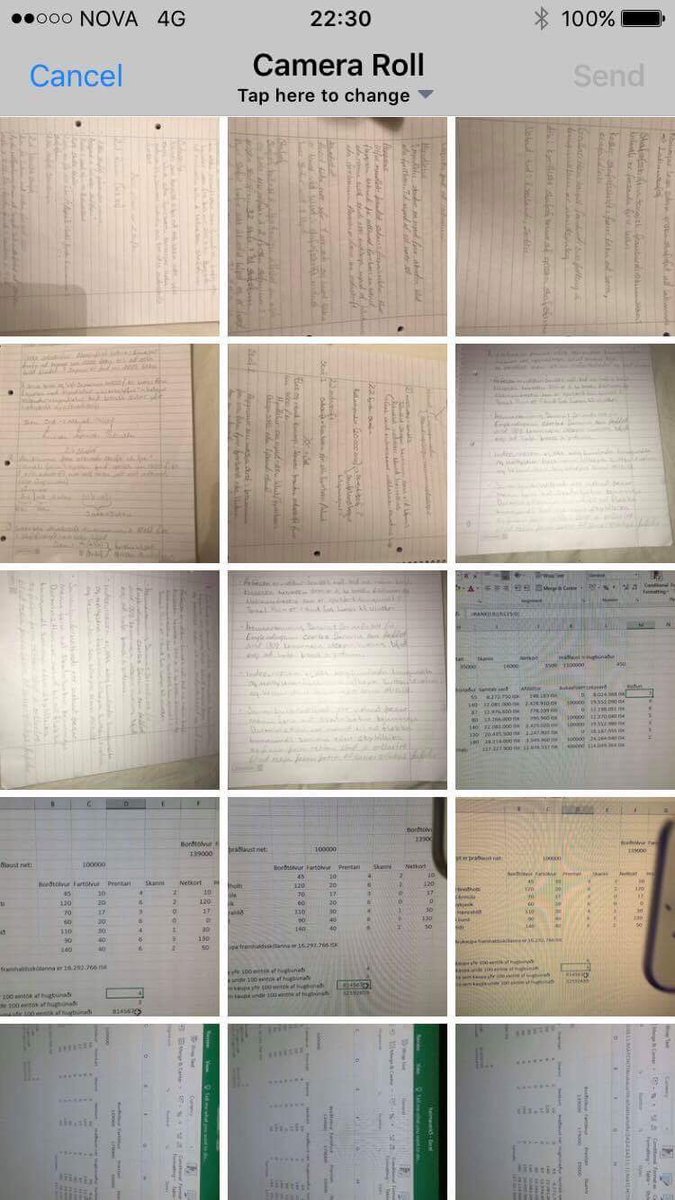 Þú veist hvað er framundan þegar camerarollið þitt er farið að líta svona út 📝