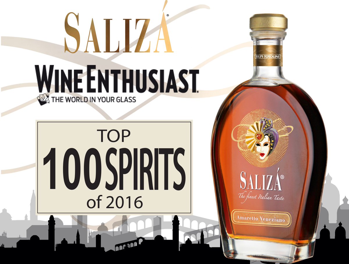 Bepi Tosolini Amaretto Salizà in the TOP 100 Spirits of 2016 by Wine Enthusiast!