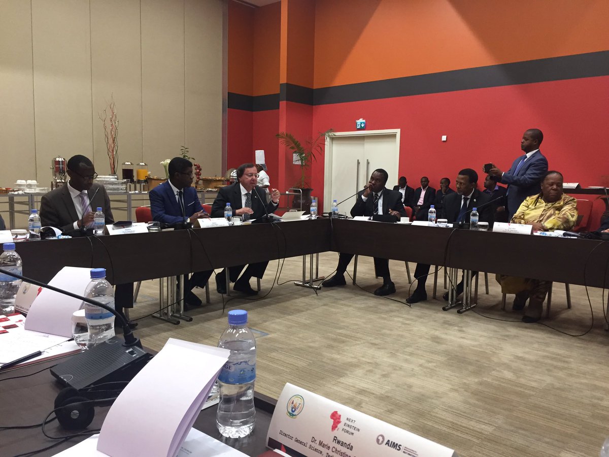 MikeKayonza's tweet image. Ministerial Mtg Next Einstein Forum "inspiring talented young people to science" #AfricasEinsteins #Rwanda_Edu
