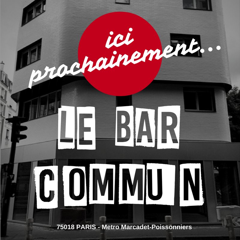 LeBarCommun's tweet photo. Envie d'un nouveau lieu convivial, utile et pensant ? Rejoignez le projet @LeBarCommun !
Rdv demain : https://t.co/6dF2oqD33u https://t.co/cV1kENIdPk