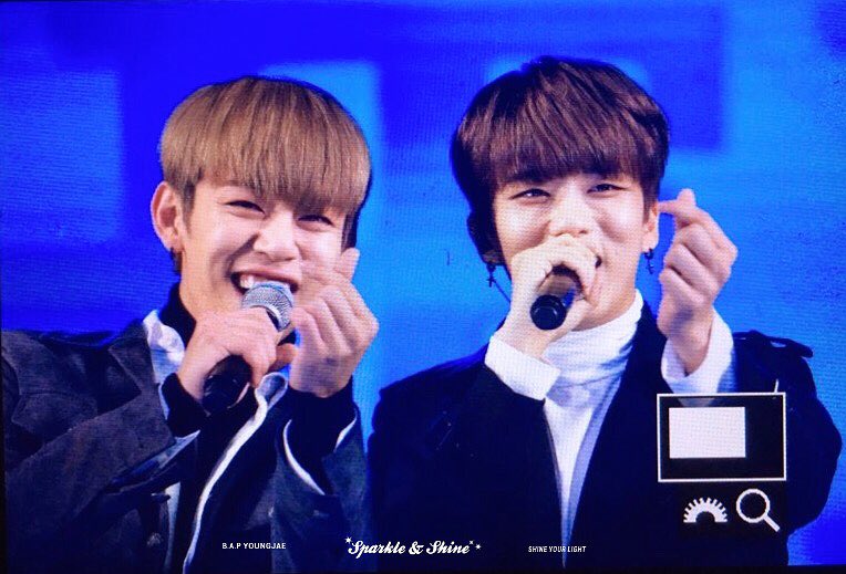 SAS0124's tweet photo. 161130 히어로콘 #BAP #영재(@BAP_Youngjae ) - 우리구역 하튜장인들💖💖 (@BAP_Daehyun ) https://t.co/fCEsSnCzog