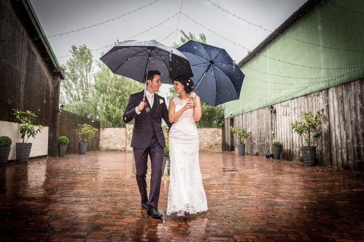 Raining on your wedding day, no problem. nickwilliamsphotographer.co.uk #devon #devonwedding #photographerdevon