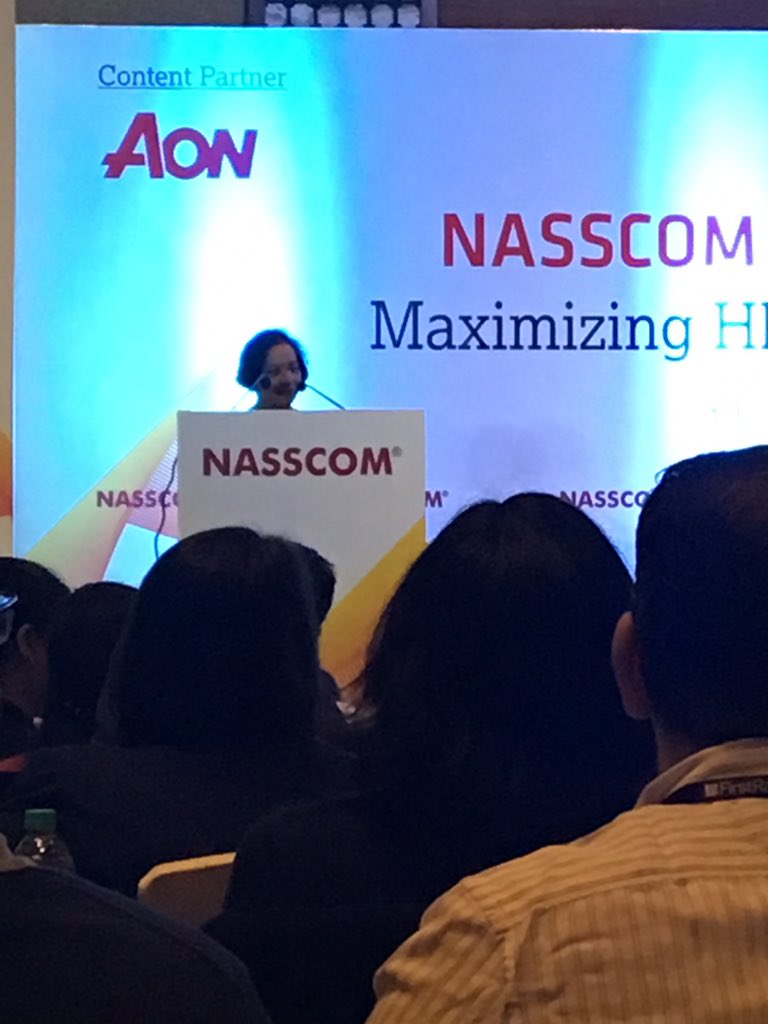 runamaitra's tweet photo. #nasscom @nasscom @aon great beginning by soumitra Dasgupta n Sangeeta maximizing HR in times of #techtronics shifts https://t.co/GIagUV92vY