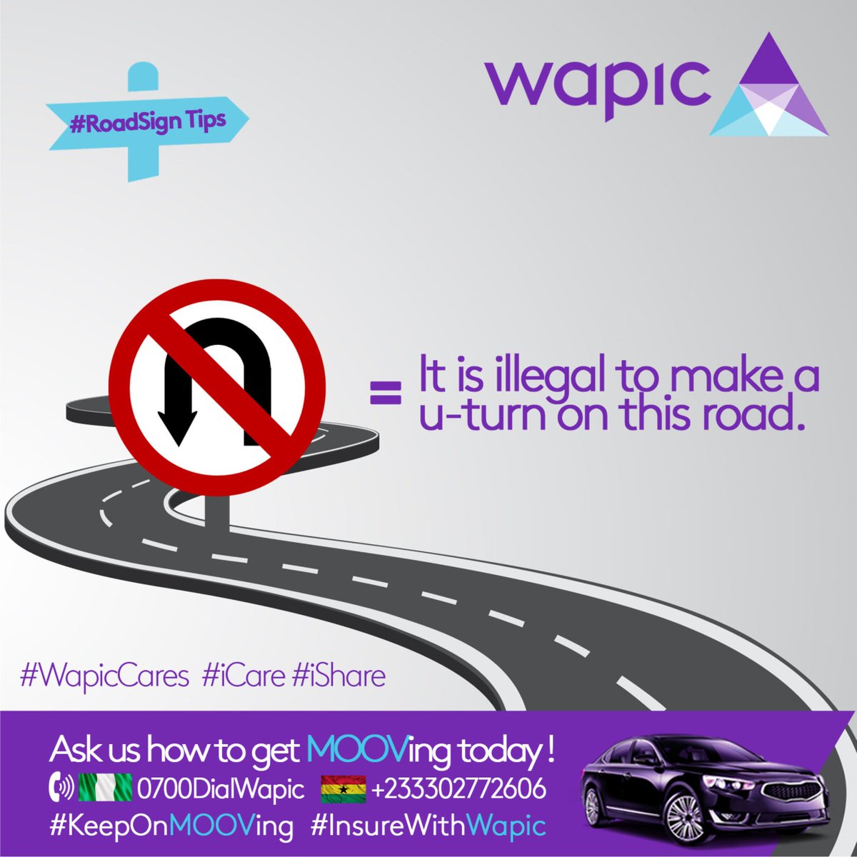 coronation_ng's tweet photo. #RoadSign Tips
#KnowYourRoadSign
#WapicCares #InsureWithWapic #KeepOnMOOVing #GetMOOV #AutoInsurance https://t.co/nh8G0AXlpk