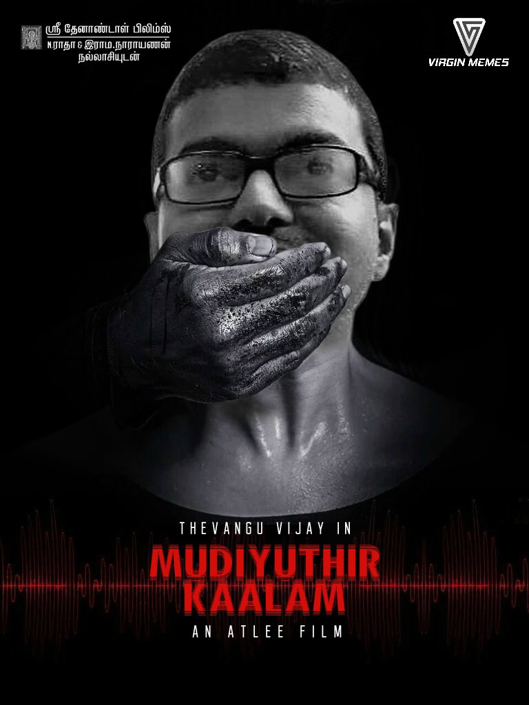 virgin_off's tweet photo. #Thalapathy61 First Look leaked...

#MudiyuthirKaalam https://t.co/Ic8k0EXfkC