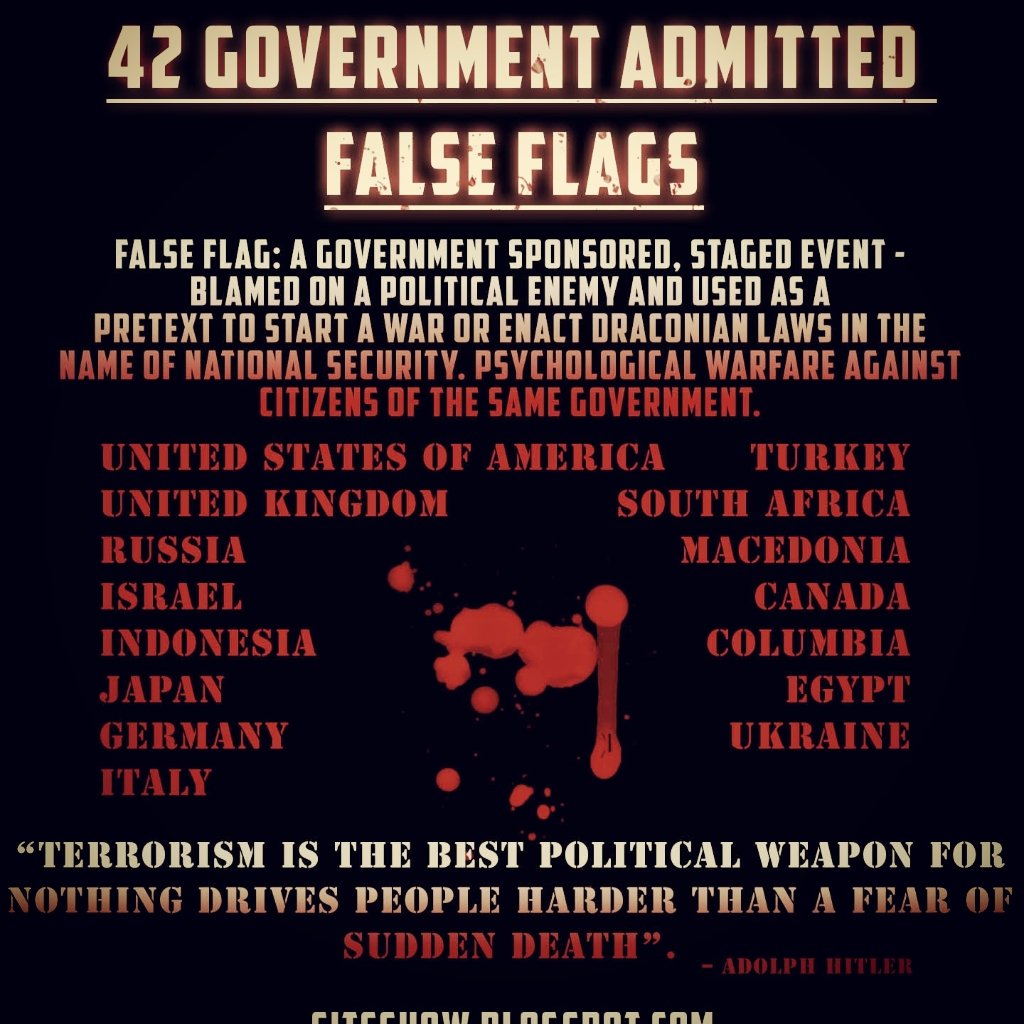 EisheroMarley's tweet image. #FalseFlags #Hoax Order out of Chaos #StagedEvent #Fear #Crisis #PsychologicalWarfare #PoliticalAgenda