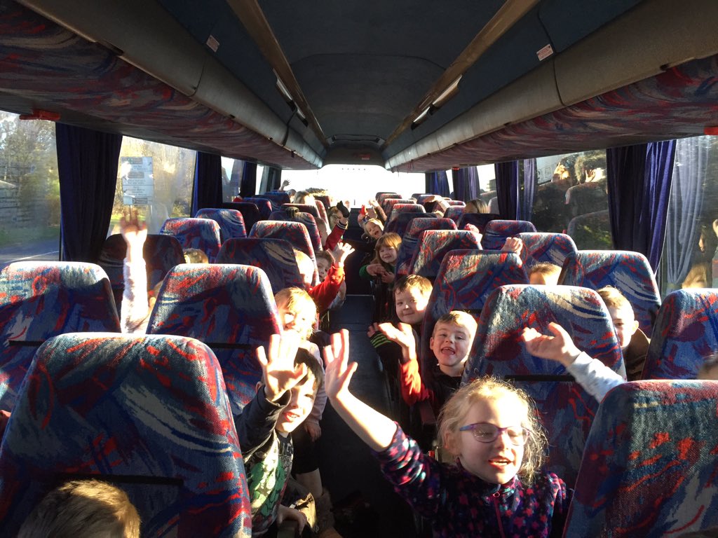 NantYParcSchool's tweet image. On the bus and on the way to Brecon Railway! #meetingsanta #feelingChristmassy